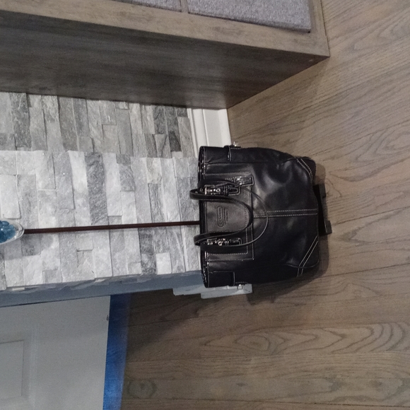 💝Coach Black leather purse Authentic - Picture 4 of 15